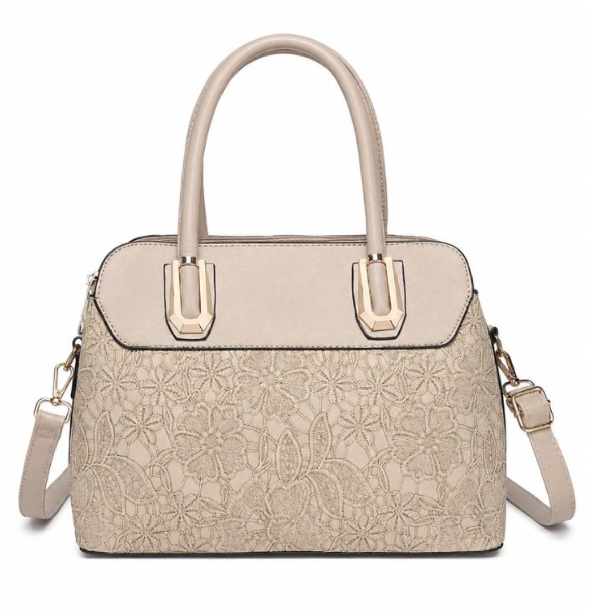 Premium Apricot Women Handbag with Adjustable Sling Strap