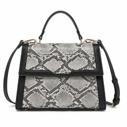 Premium Black Women Handbag with Adjustable Sling Strap