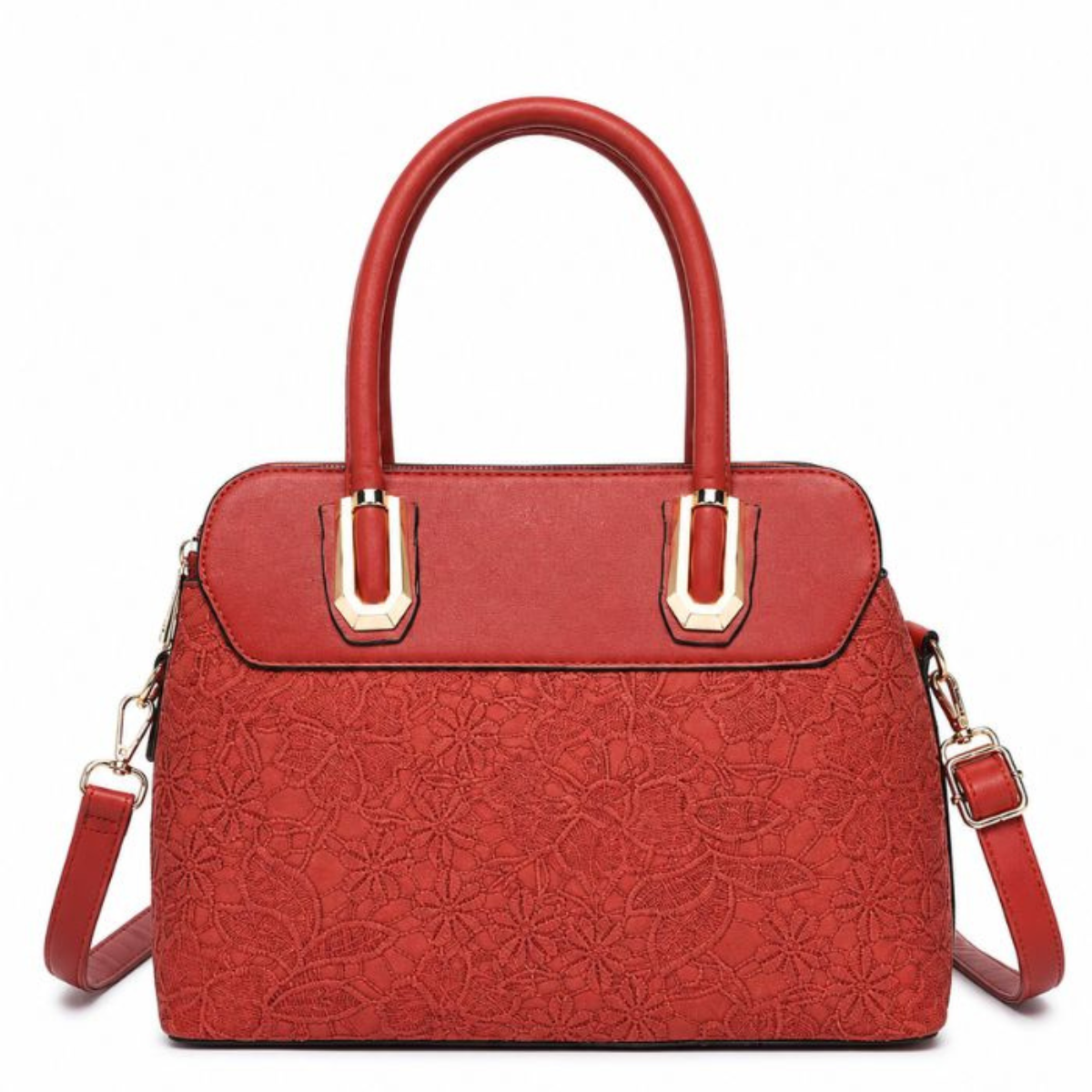 Premium Maroon Women Handbag with Adjustable Sling Strap