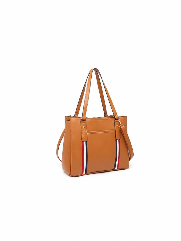 Premium Tan Women Handbag with Adjustable Shoulder Strap
