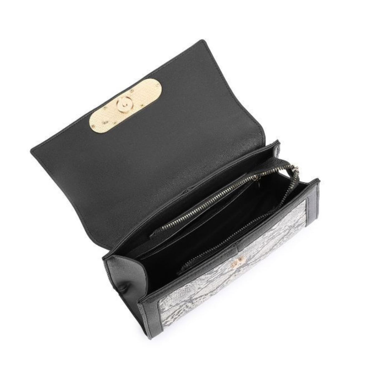 Premium Black Women Handbag with Adjustable Sling Strap