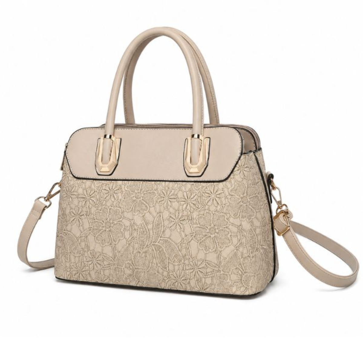 Premium Apricot Women Handbag with Adjustable Sling Strap