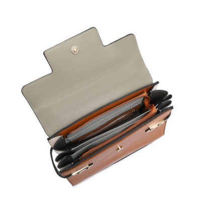 Premium Brown Women Handbag with Adjustable Sling Strap