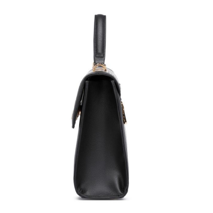Premium Black Women Handbag with Adjustable Sling Strap