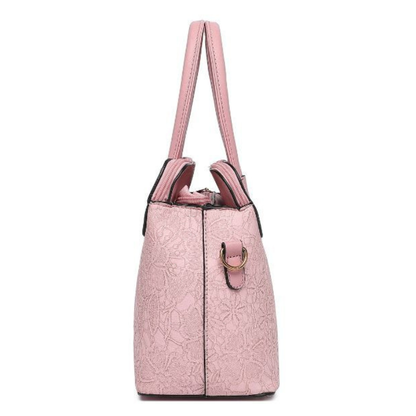 Premium Pink Women Handbag with Adjustable Sling Strap