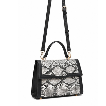 Premium Black Women Handbag with Adjustable Sling Strap