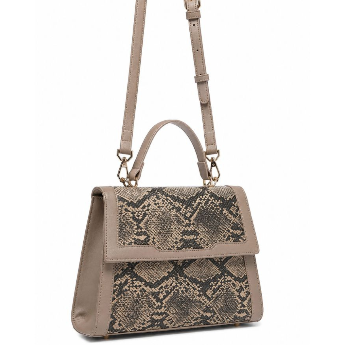 Premium Dark khaki Women Handbag with Adjustable Sling Strap