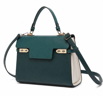 Premium Green Women Handbag with Adjustable Sling Strap