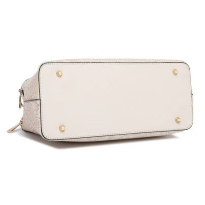 Premium Off White Women Handbag with Adjustable Sling Strap
