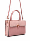 Premium Pink Women Handbag with Adjustable Sling Strap