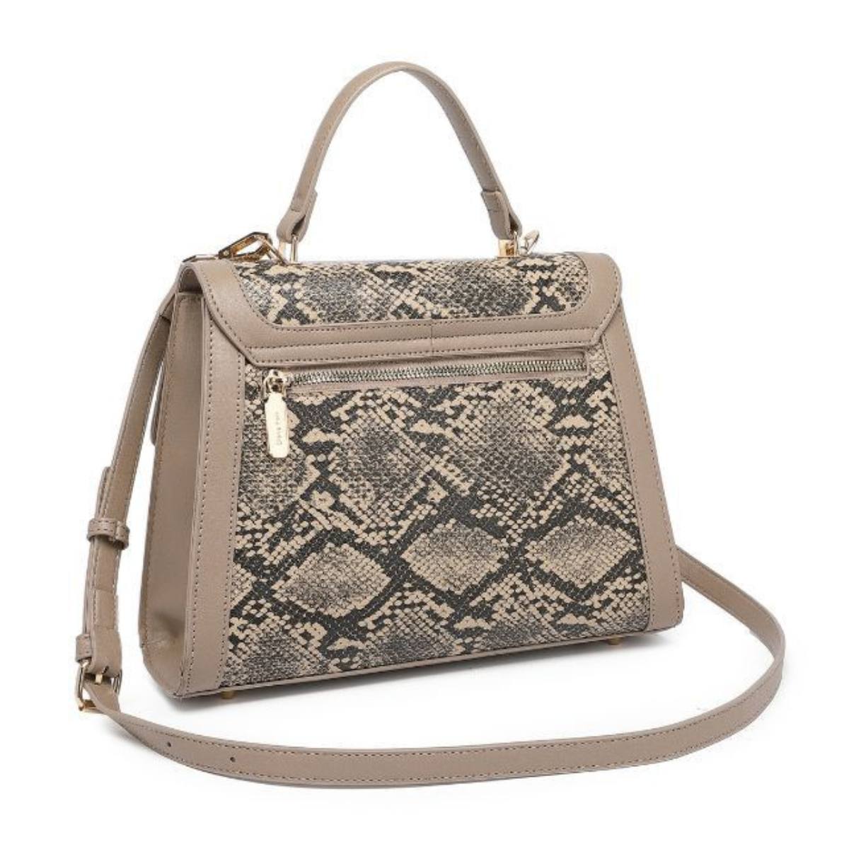 Premium Dark khaki Women Handbag with Adjustable Sling Strap