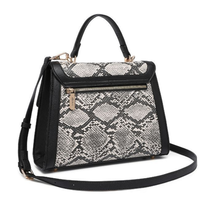 Premium Black Women Handbag with Adjustable Sling Strap