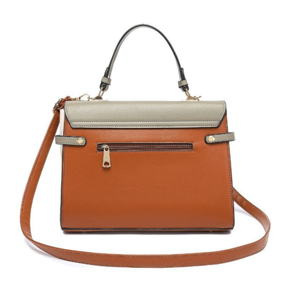 Premium Brown Women Handbag with Adjustable Sling Strap